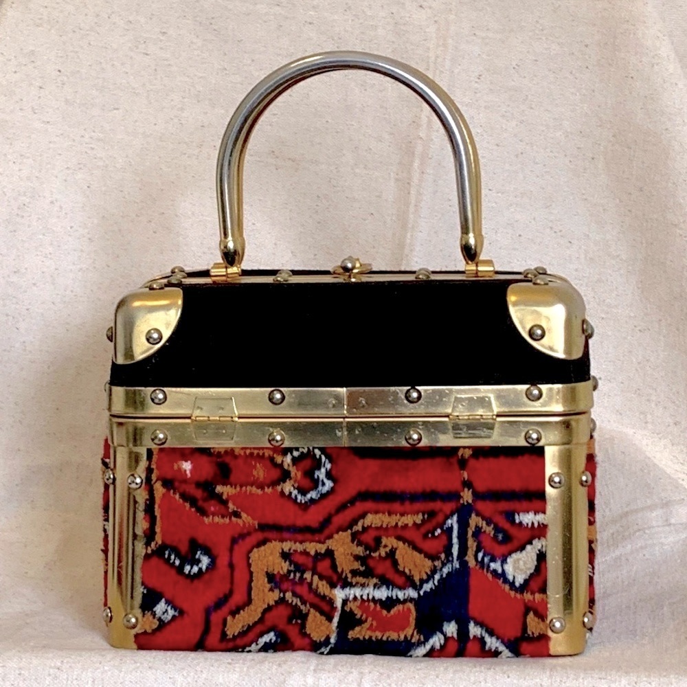 Harry Rosenfeld Italian Trunk/Cosmetic Bag Vintage collectible